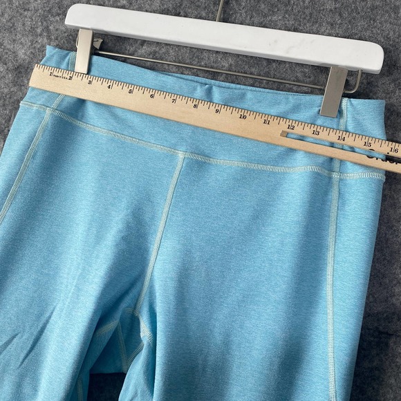 Outdoor Voices Leggings XL Pool Blue 3/4 Warmup High Rise Workout - Picture 7 of 11